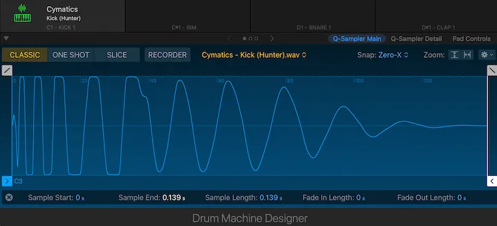q sampler main page